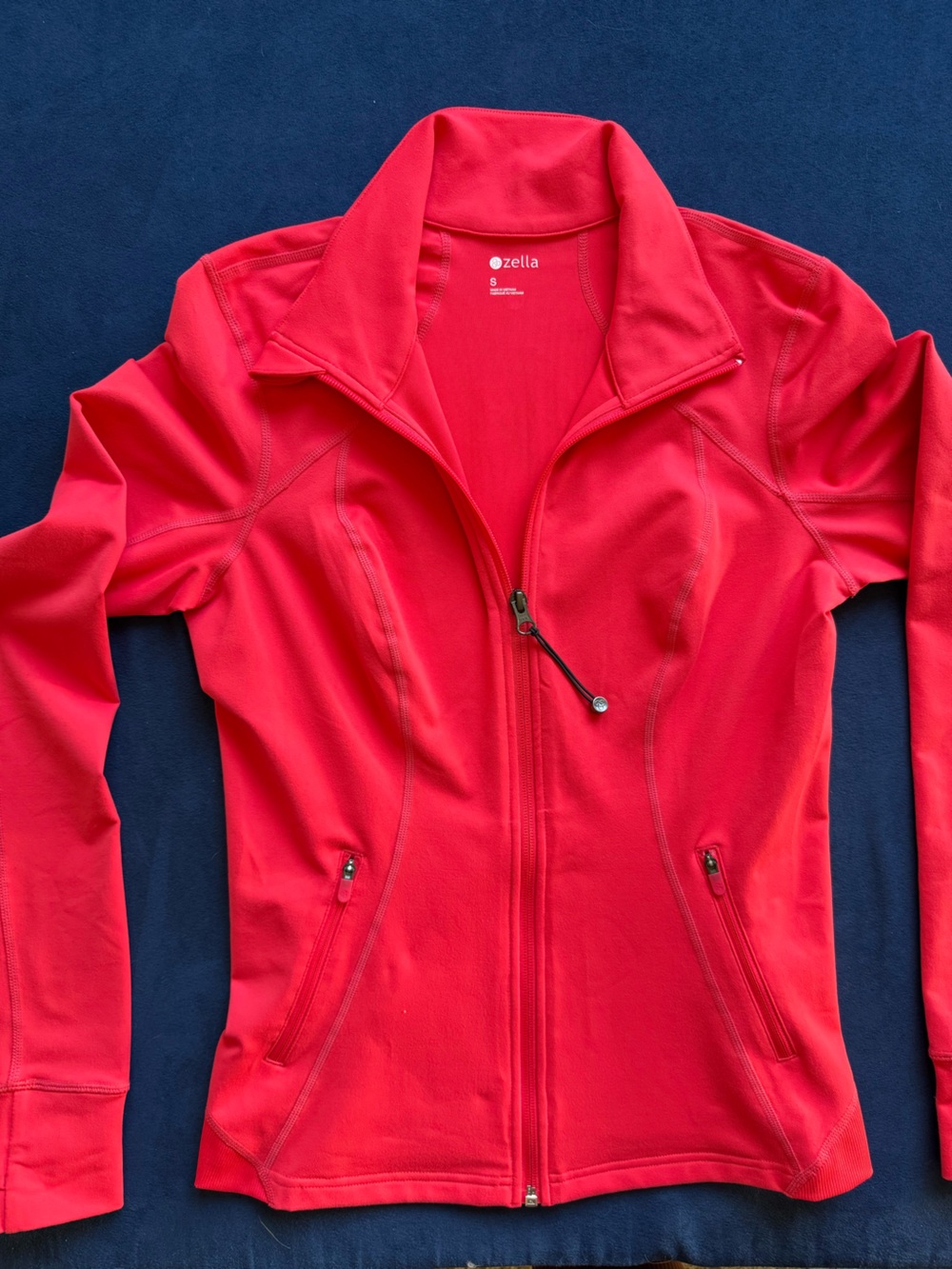 Zella Red Full-Zip Performance Jacket